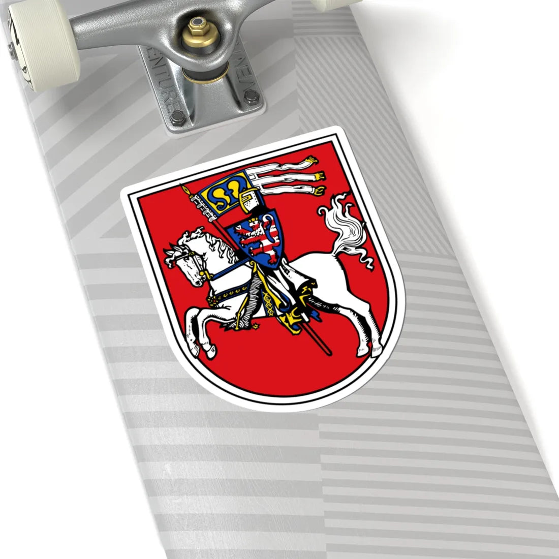 DEU Marburg COA (Germany) (Coat of Arms) STICKER Vinyl Kiss-Cut Decal - The Sticker Space