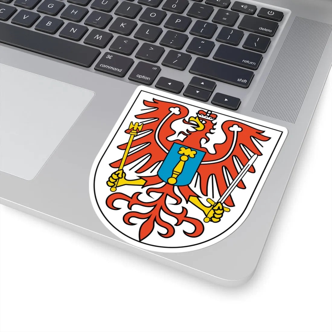 DEU Mark Brandenburg COA (Germany) (Coat of Arms) STICKER Vinyl Kiss-Cut Decal - The Sticker Space