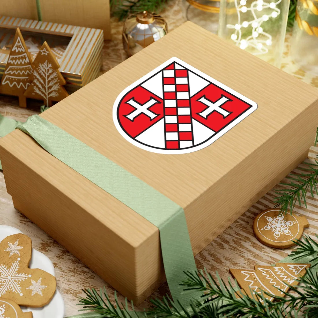 DEU Maselheim COA (Germany) (Coat of Arms) STICKER Vinyl Kiss-Cut Decal - The Sticker Space