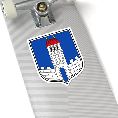 DEU Melsungen COA (Germany) (Coat of Arms) STICKER Vinyl Kiss-Cut Decal - The Sticker Space