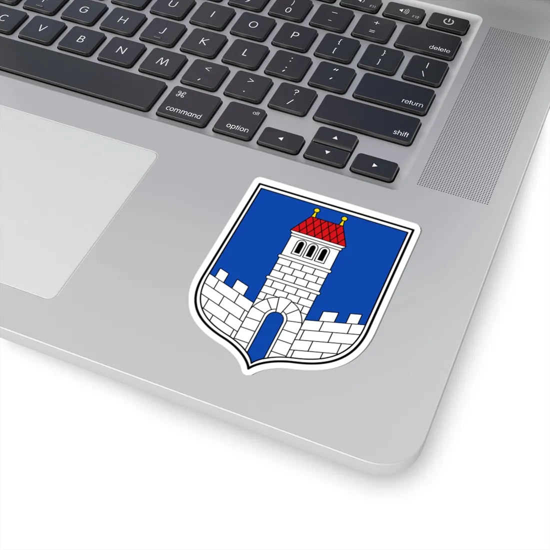 DEU Melsungen COA (Germany) (Coat of Arms) STICKER Vinyl Kiss-Cut Decal - The Sticker Space