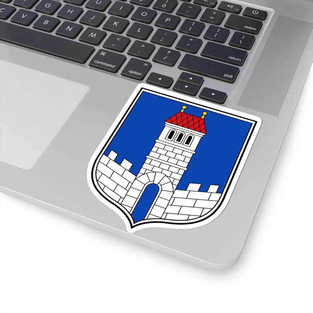 DEU Melsungen COA (Germany) (Coat of Arms) STICKER Vinyl Kiss-Cut Decal - The Sticker Space
