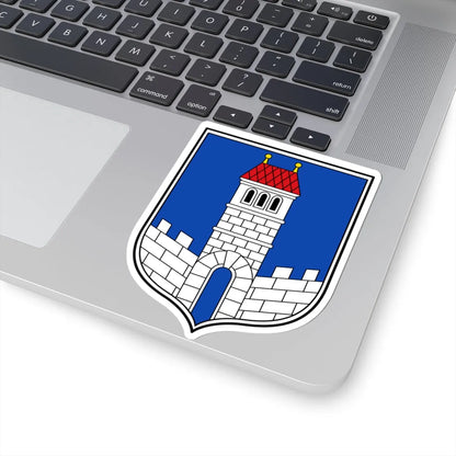 DEU Melsungen COA (Germany) (Coat of Arms) STICKER Vinyl Kiss-Cut Decal - The Sticker Space