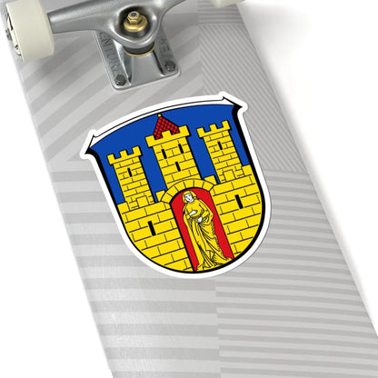 DEU Mengerskirchen COA (Germany) (Coat of Arms) STICKER Vinyl Kiss-Cut Decal - The Sticker Space