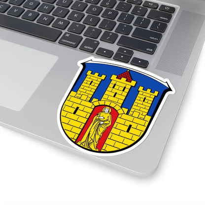 DEU Mengerskirchen COA (Germany) (Coat of Arms) STICKER Vinyl Kiss-Cut Decal - The Sticker Space