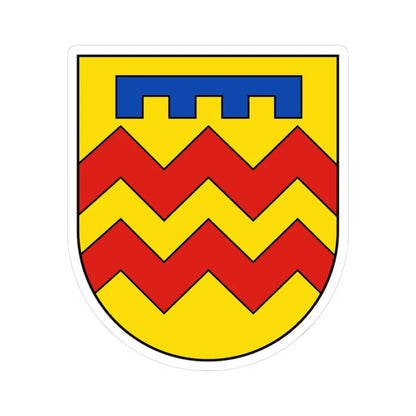 DEU Merchweiler 1954 COA (Germany) (Coat of Arms) STICKER Vinyl Kiss-Cut Decal 3 Inch White - The Sticker Space
