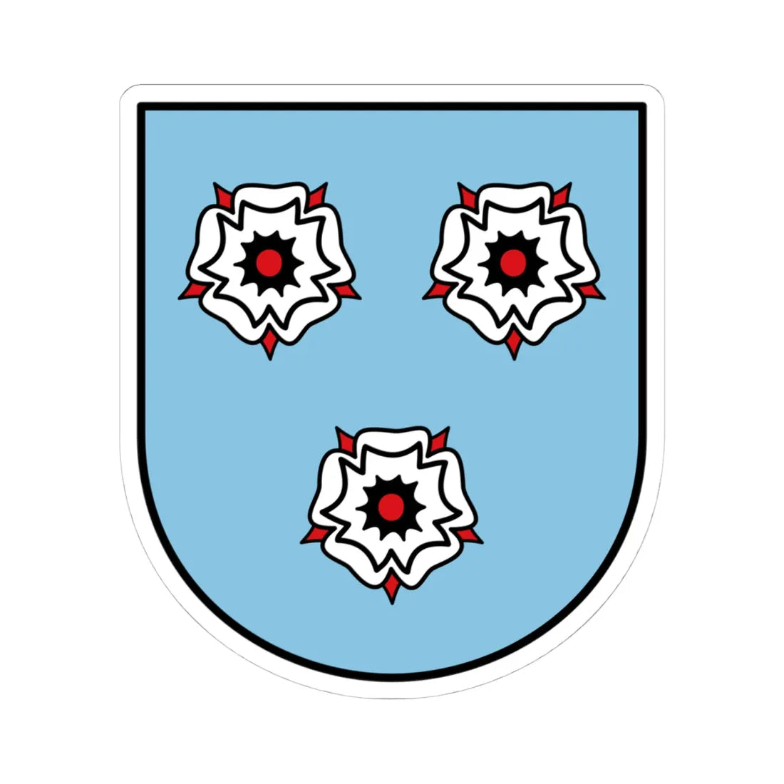 DEU Mettlach COA (Germany) (Coat of Arms) STICKER Vinyl Kiss-Cut Decal - The Sticker Space