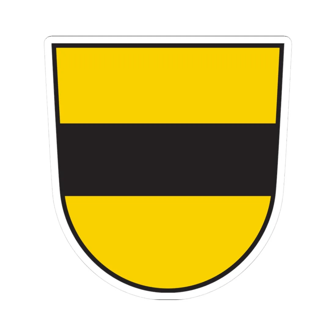 DEU Michelwinnaden COA (Germany) (Coat of Arms) STICKER Vinyl Kiss-Cut Decal 3 Inch White - The Sticker Space