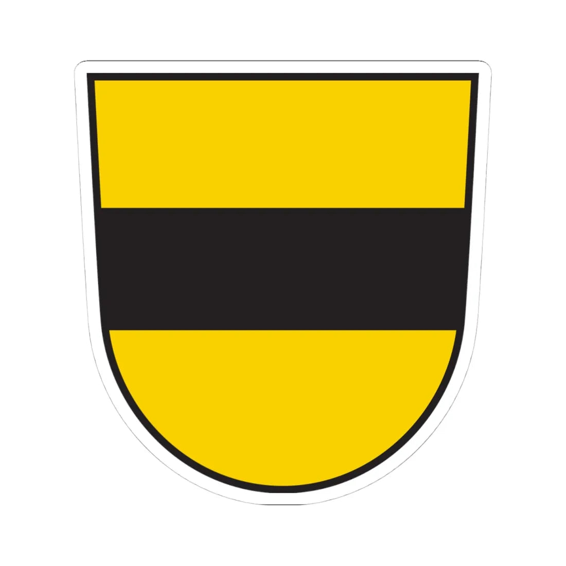DEU Michelwinnaden COA (Germany) (Coat of Arms) STICKER Vinyl Kiss-Cut Decal 4 Inch White - The Sticker Space