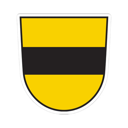 DEU Michelwinnaden COA (Germany) (Coat of Arms) STICKER Vinyl Kiss-Cut Decal 4 Inch White - The Sticker Space
