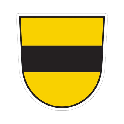 DEU Michelwinnaden COA (Germany) (Coat of Arms) STICKER Vinyl Kiss-Cut Decal 6 Inch White - The Sticker Space