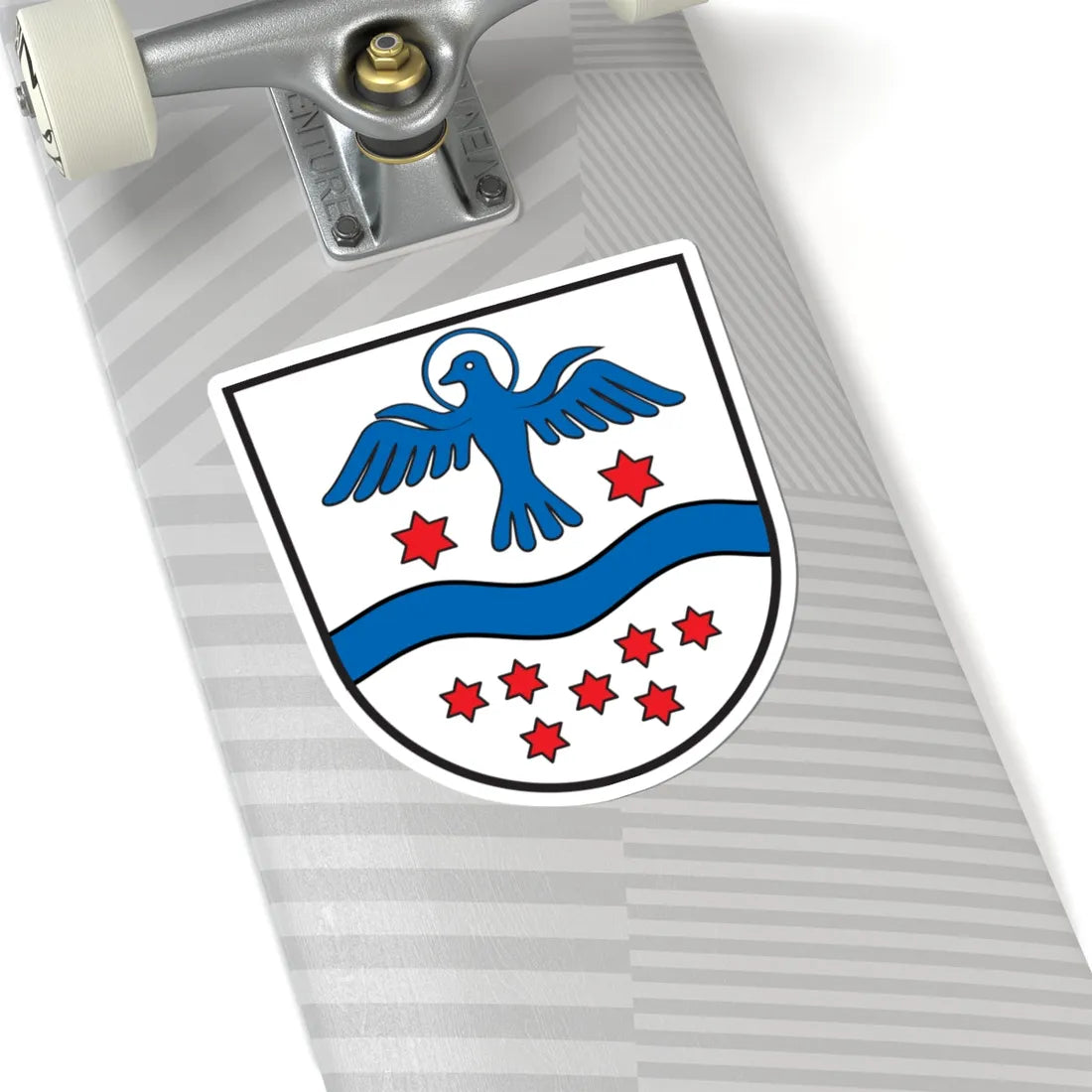 DEU Mittelurbach COA (Germany) (Coat of Arms) STICKER Vinyl Kiss-Cut Decal - The Sticker Space