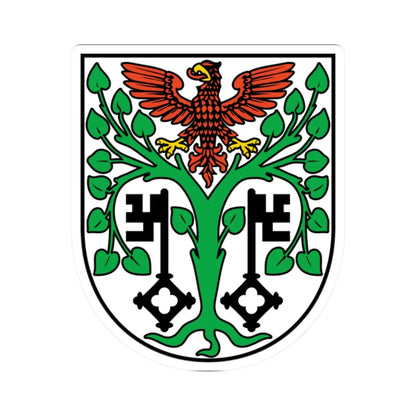 DEU Mittenwalde COA (Germany) (Coat of Arms) STICKER Vinyl Kiss-Cut Decal 2 Inch White - The Sticker Space