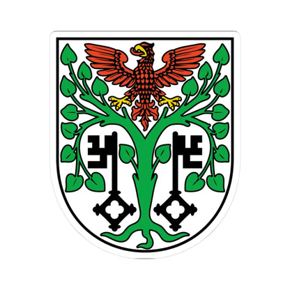 DEU Mittenwalde COA (Germany) (Coat of Arms) STICKER Vinyl Kiss-Cut Decal 3 Inch White - The Sticker Space