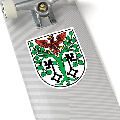 DEU Mittenwalde COA (Germany) (Coat of Arms) STICKER Vinyl Kiss-Cut Decal - The Sticker Space