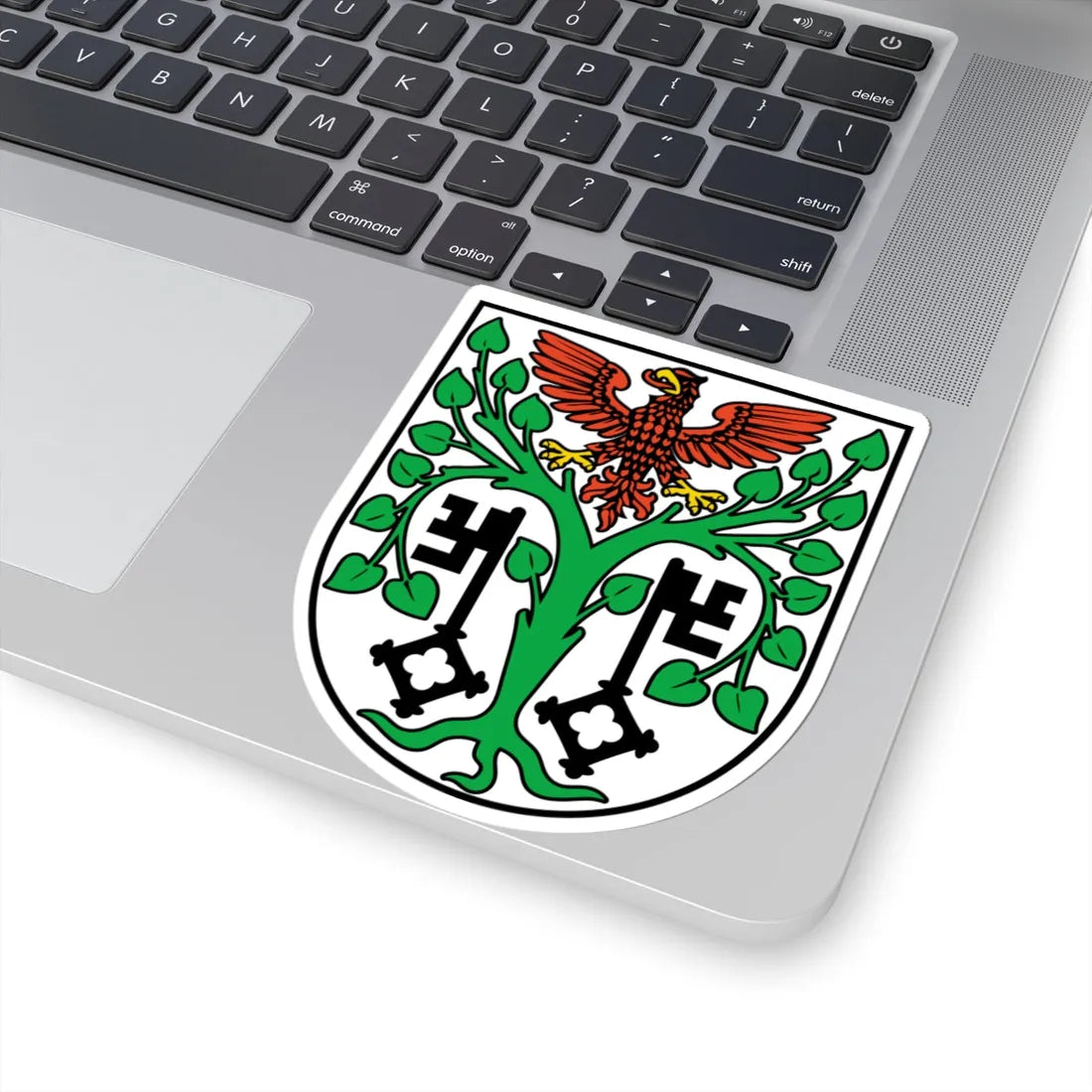 DEU Mittenwalde COA (Germany) (Coat of Arms) STICKER Vinyl Kiss-Cut Decal - The Sticker Space