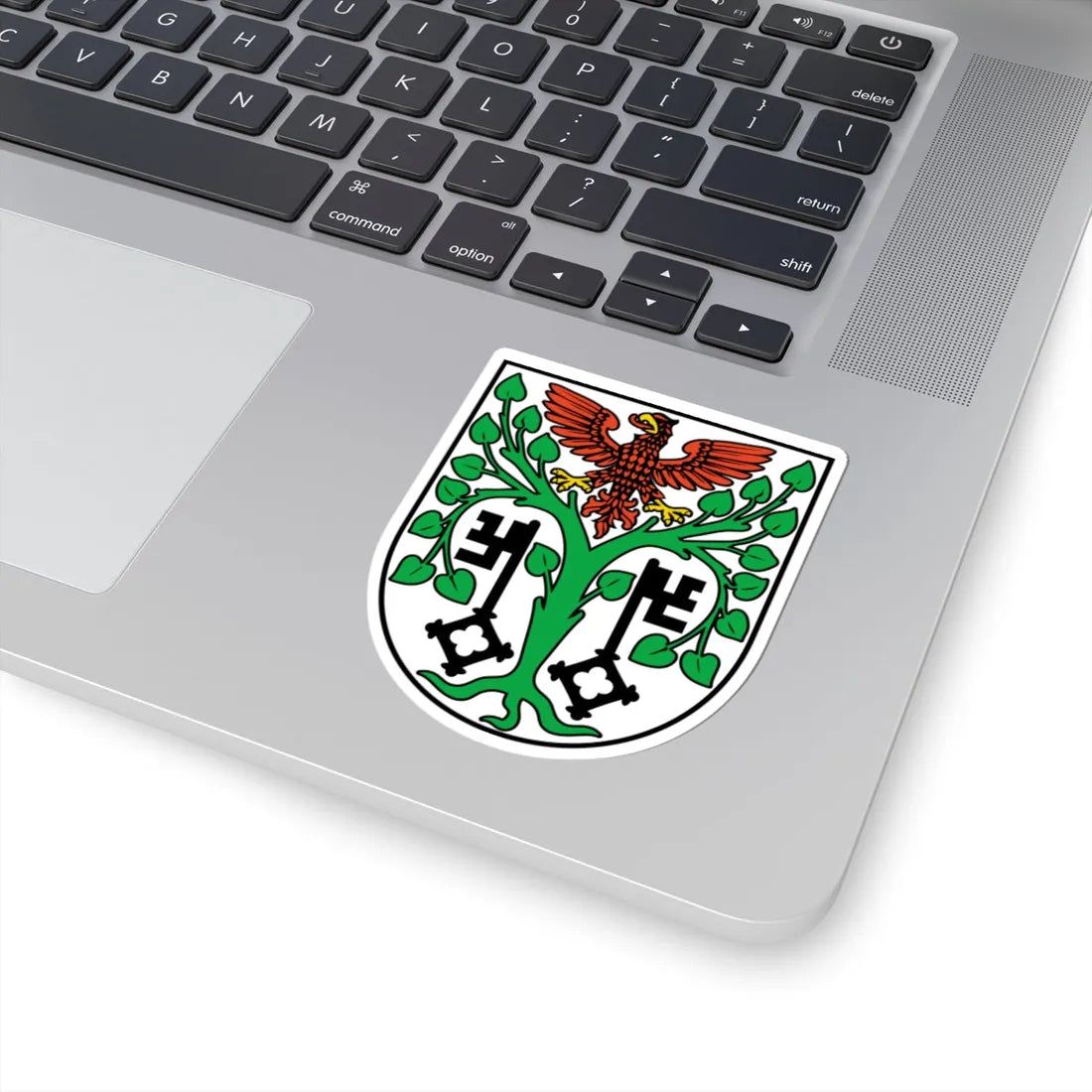 DEU Mittenwalde COA (Germany) (Coat of Arms) STICKER Vinyl Kiss-Cut Decal - The Sticker Space