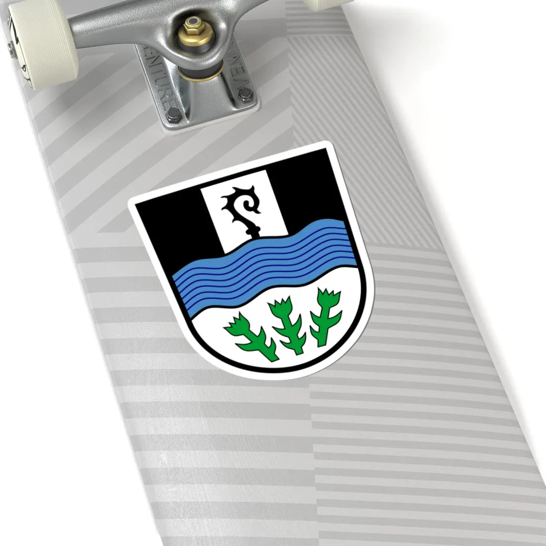 DEU Mitterteich COA (Germany) (Coat of Arms) STICKER Vinyl Kiss-Cut Decal - The Sticker Space