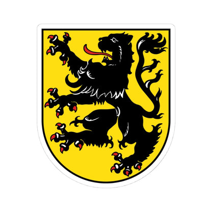 DEU Mittweida COA (Germany) (Coat of Arms) STICKER Vinyl Kiss-Cut Decal 4 Inch White - The Sticker Space