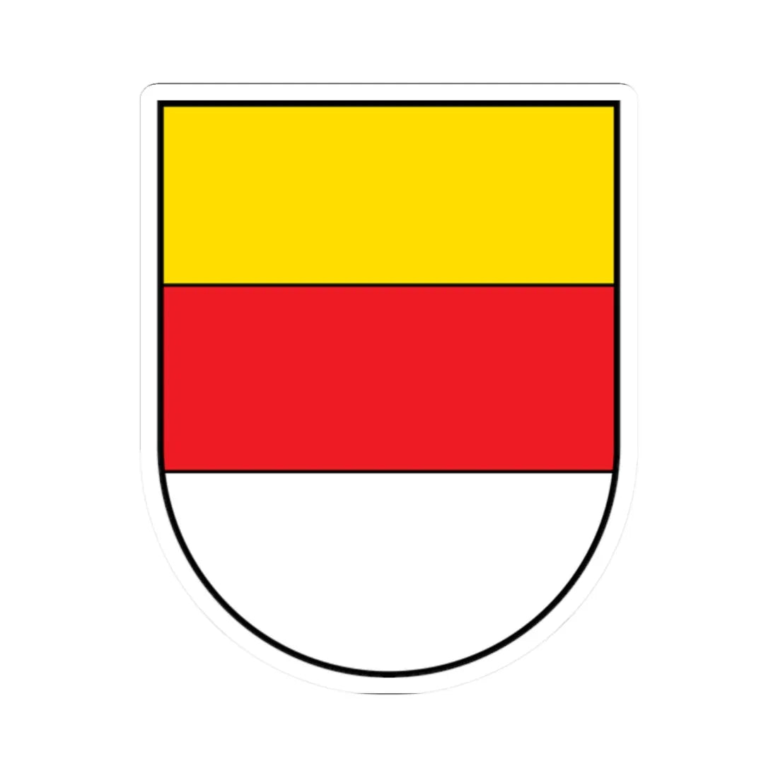 DEU Münster COA (Germany) (Coat of Arms) STICKER Vinyl Kiss-Cut Decal 2 Inch White - The Sticker Space