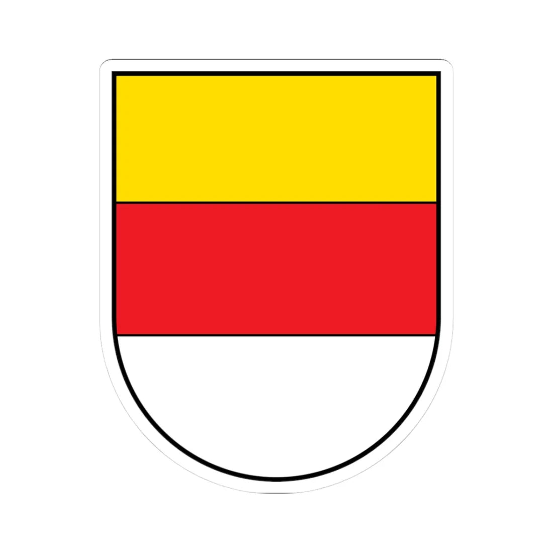 DEU Münster COA (Germany) (Coat of Arms) STICKER Vinyl Kiss-Cut Decal 3 Inch White - The Sticker Space