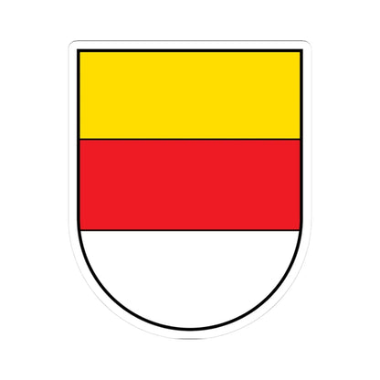 DEU Münster COA (Germany) (Coat of Arms) STICKER Vinyl Kiss-Cut Decal 3 Inch White - The Sticker Space