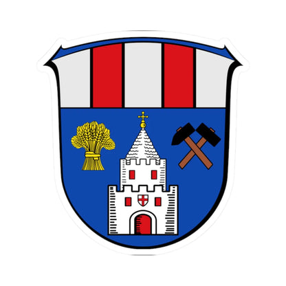DEU Münster Selters COA (Germany) (Coat of Arms) STICKER Vinyl Kiss-Cut Decal 2 Inch White - The Sticker Space