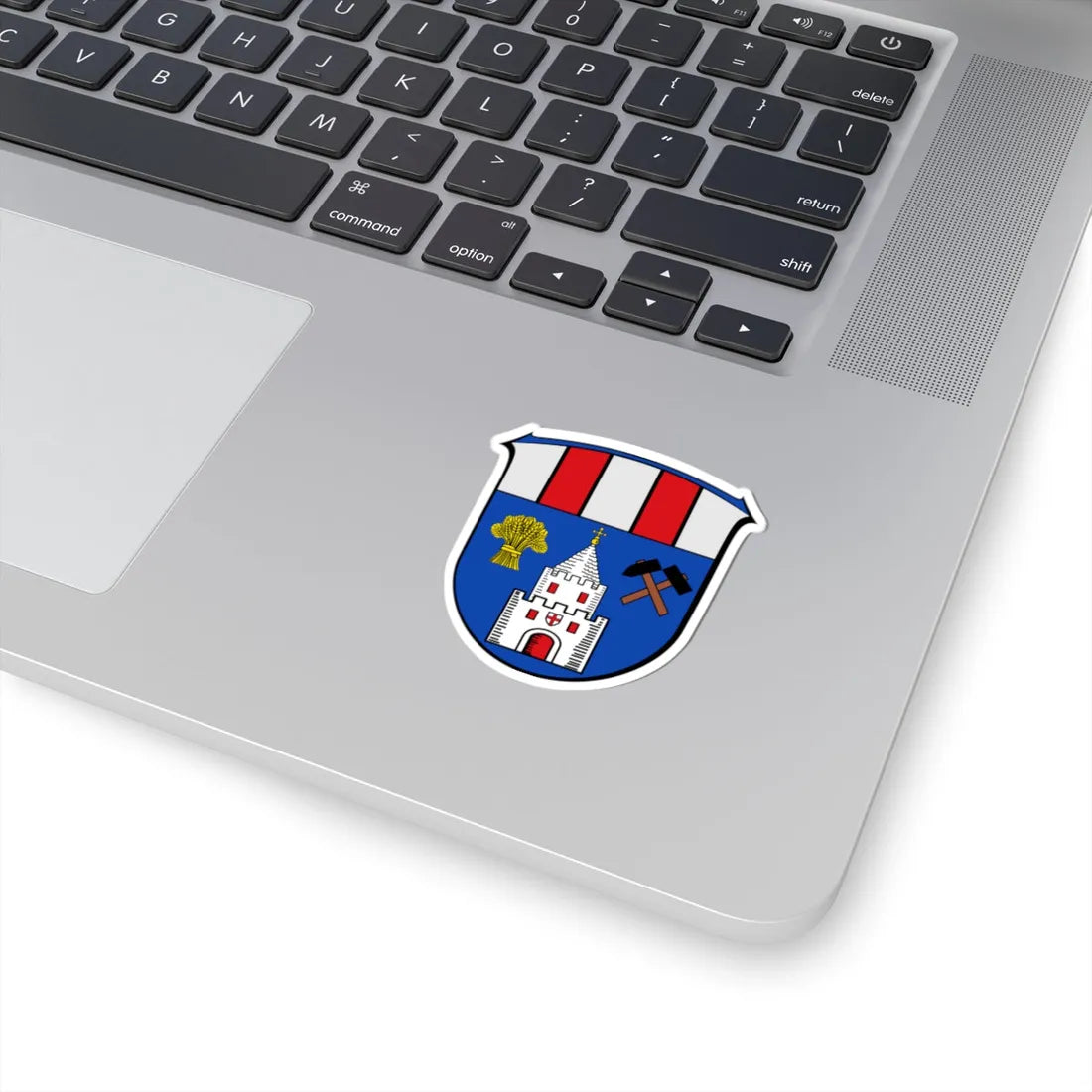 DEU Münster Selters COA (Germany) (Coat of Arms) STICKER Vinyl Kiss-Cut Decal - The Sticker Space