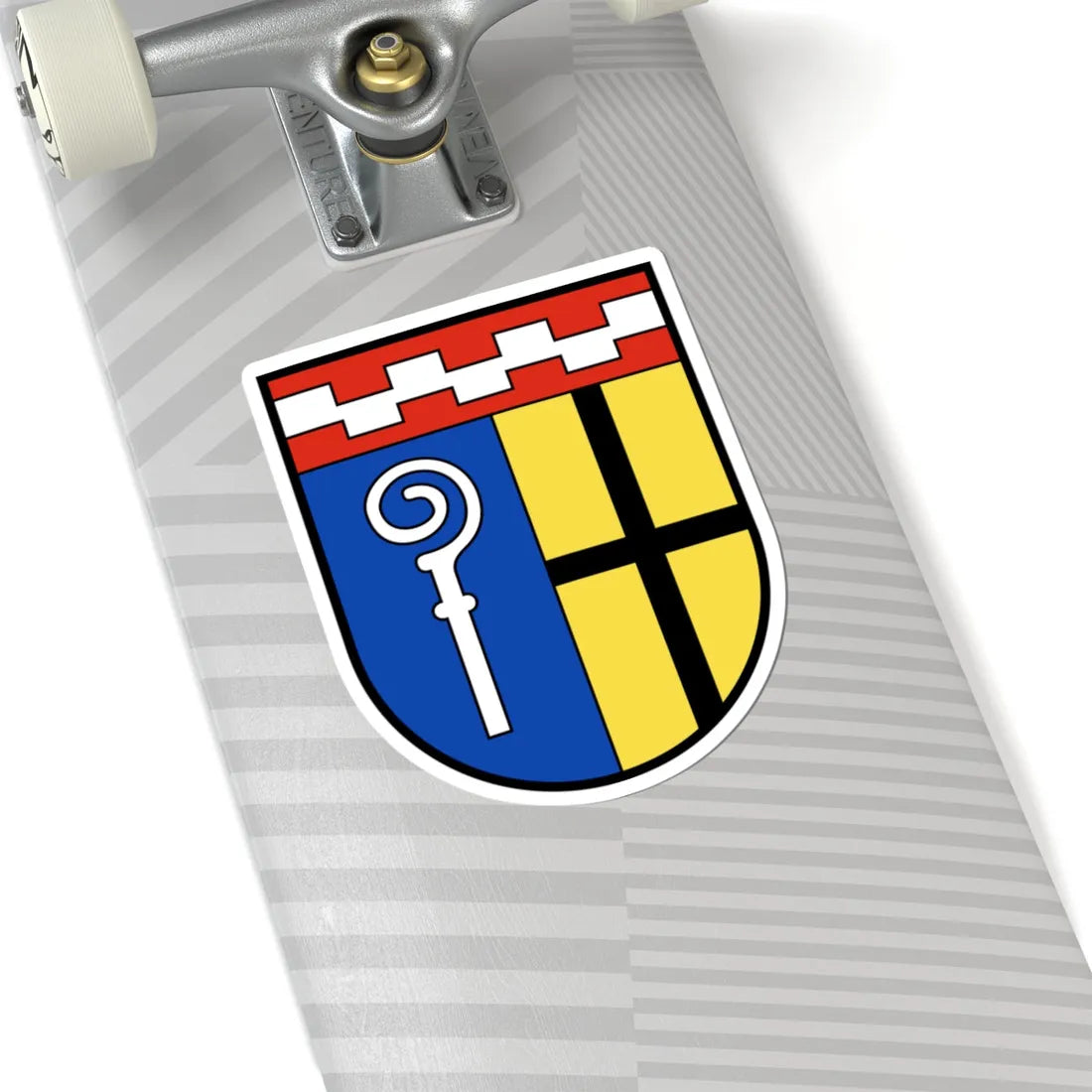 DEU Moenchengladbach COA (Germany) (Coat of Arms) STICKER Vinyl Kiss-Cut Decal - The Sticker Space