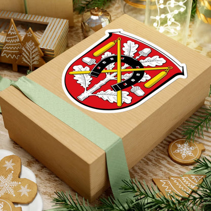 DEU Moerfelden-Walldorf COA (Germany) (Coat of Arms) STICKER Vinyl Kiss-Cut Decal - The Sticker Space