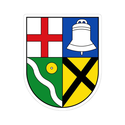 DEU Morscholz COA (Germany) (Coat of Arms) STICKER Vinyl Kiss-Cut Decal 6 Inch White - The Sticker Space