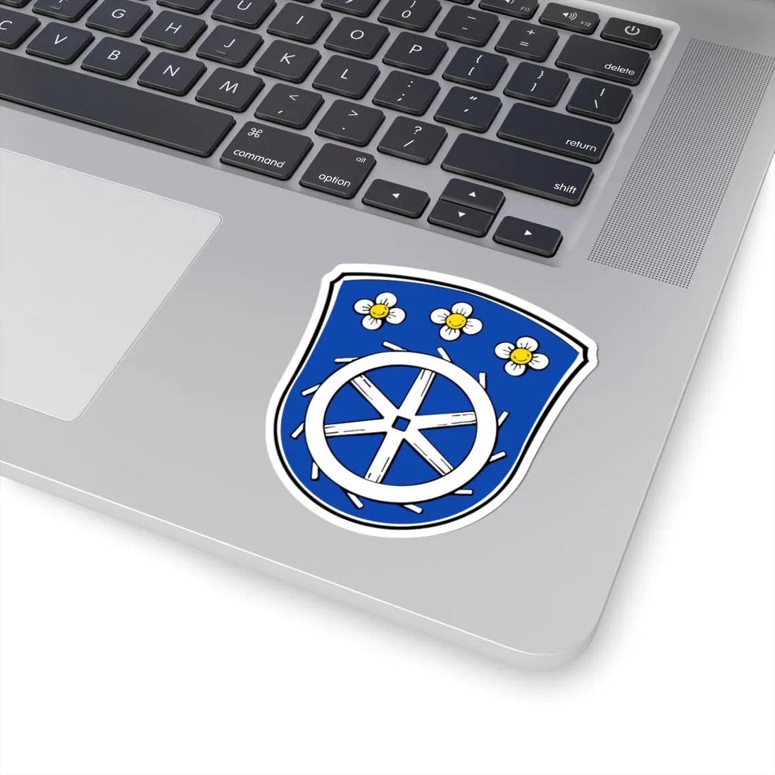 DEU Muehlheim Main COA (Germany) (Coat of Arms) STICKER Vinyl Kiss-Cut Decal - The Sticker Space