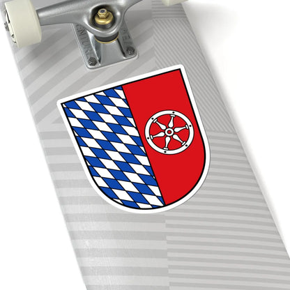 DEU Neckar-Odenwald-Kreis COA (Germany) (Coat of Arms) STICKER Vinyl Kiss-Cut Decal - The Sticker Space