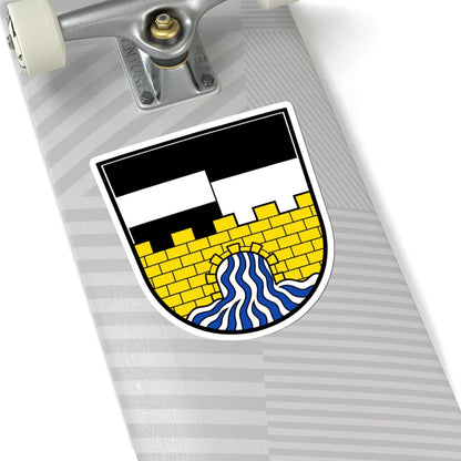 DEU Nennslingen COA (Germany) (Coat of Arms) STICKER Vinyl Kiss-Cut Decal - The Sticker Space
