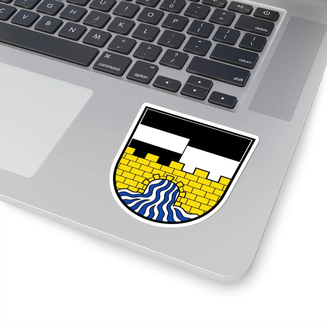 DEU Nennslingen COA (Germany) (Coat of Arms) STICKER Vinyl Kiss-Cut Decal - The Sticker Space
