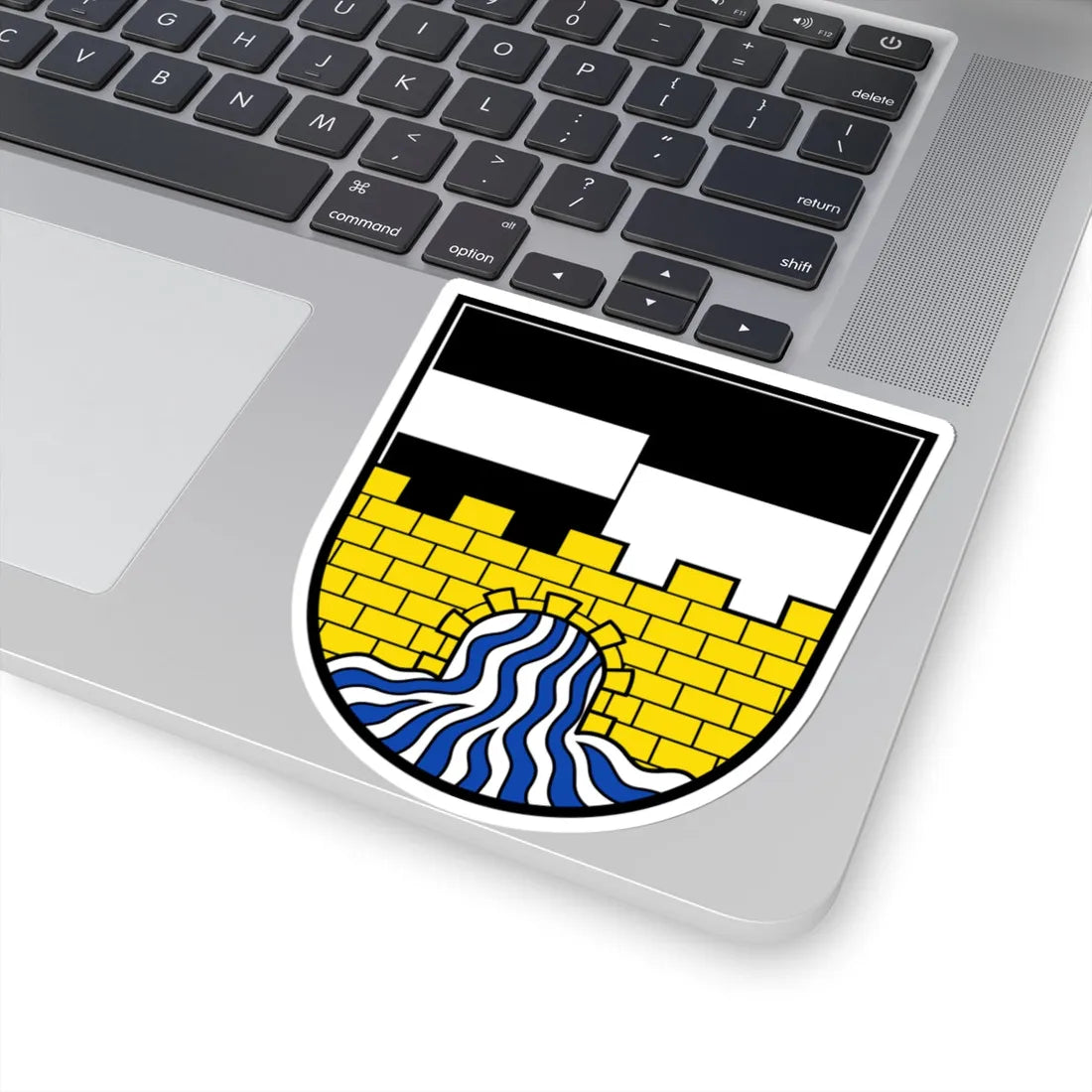 DEU Nennslingen COA (Germany) (Coat of Arms) STICKER Vinyl Kiss-Cut Decal - The Sticker Space