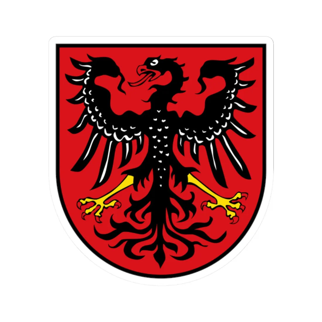 DEU Neumarkt in der Oberpfalz COA (Germany) (Coat of Arms) STICKER Vinyl Kiss-Cut Decal 2 Inch White - The Sticker Space