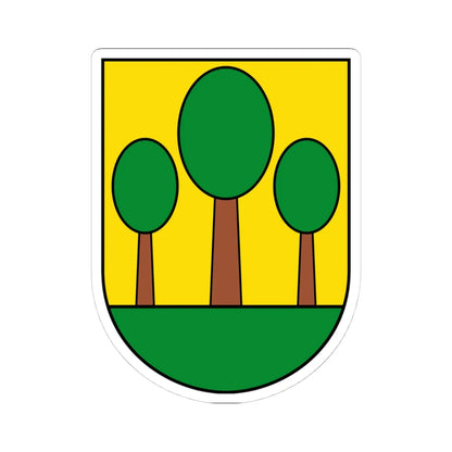 DEU Niederau COA old (Germany) (Coat of Arms) STICKER Vinyl Kiss-Cut Decal 4 Inch White - The Sticker Space