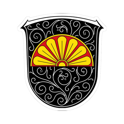 DEU Niederhörlen COA (Germany) (Coat of Arms) STICKER Vinyl Kiss-Cut Decal 3 Inch White - The Sticker Space