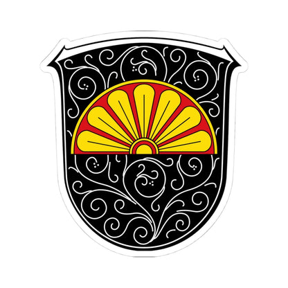 DEU Niederhörlen COA (Germany) (Coat of Arms) STICKER Vinyl Kiss-Cut Decal 4 Inch White - The Sticker Space