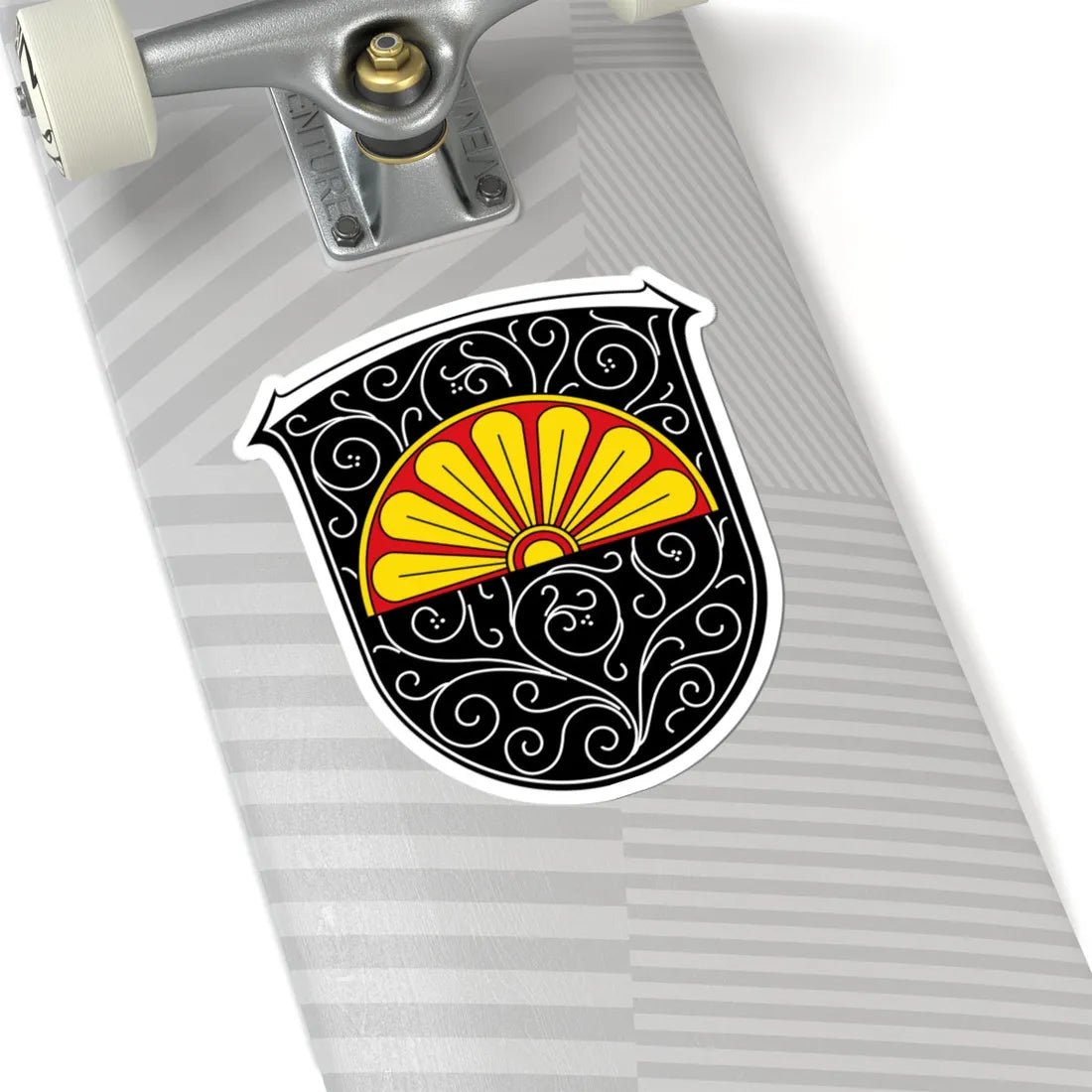 DEU Niederhörlen COA (Germany) (Coat of Arms) STICKER Vinyl Kiss-Cut Decal - The Sticker Space
