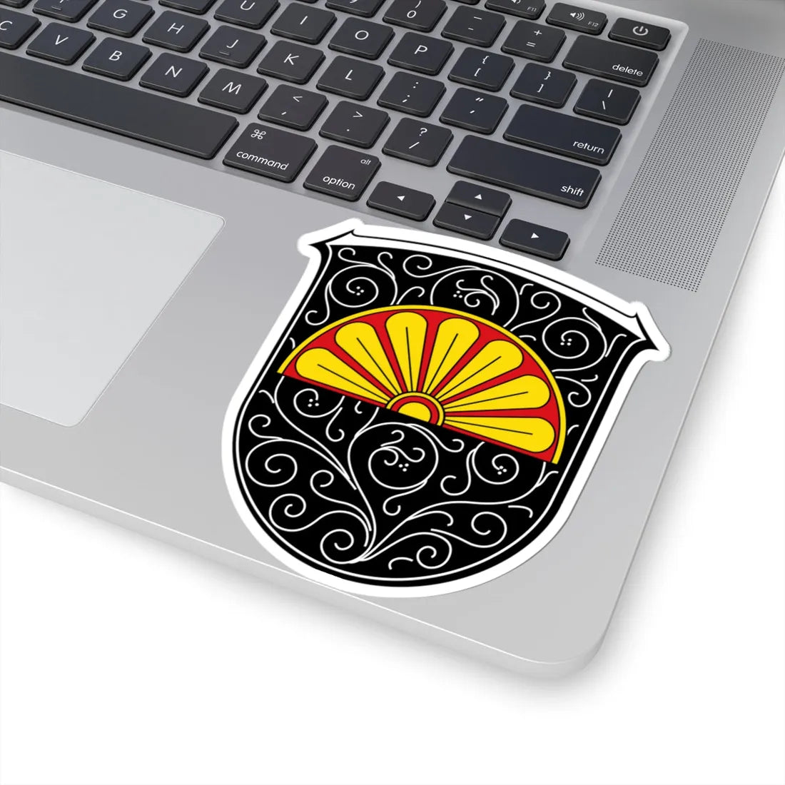 DEU Niederhörlen COA (Germany) (Coat of Arms) STICKER Vinyl Kiss-Cut Decal - The Sticker Space