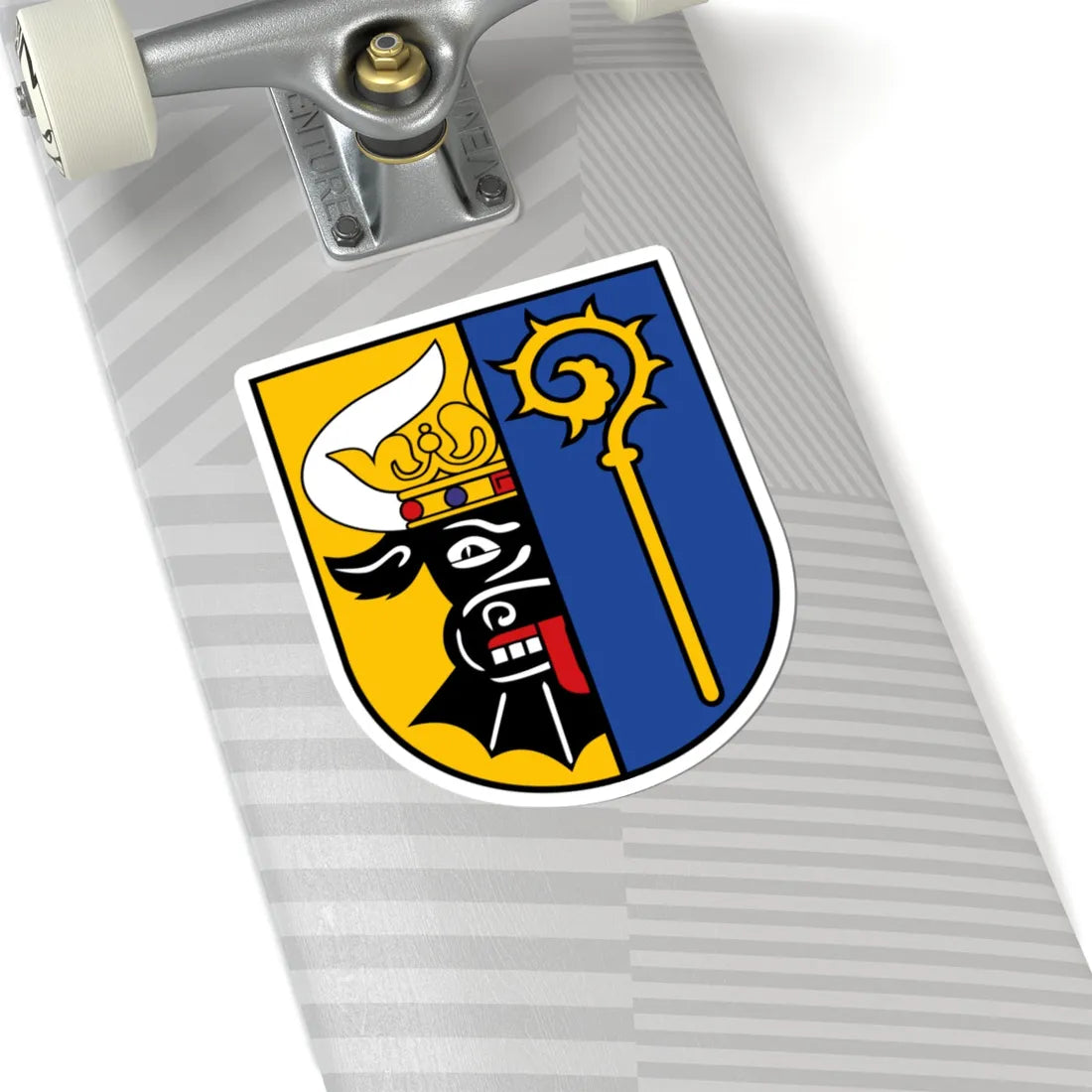 DEU Nordwestmecklenburg COA till 2011 (Germany) (Coat of Arms) STICKER Vinyl Kiss-Cut Decal - The Sticker Space