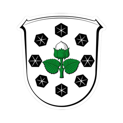 DEU Nuesttal COA (Germany) (Coat of Arms) STICKER Vinyl Kiss-Cut Decal 3 Inch White - The Sticker Space