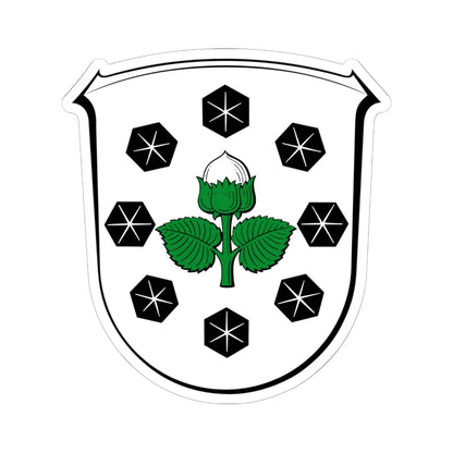 DEU Nuesttal COA (Germany) (Coat of Arms) STICKER Vinyl Kiss-Cut Decal 6 Inch White - The Sticker Space