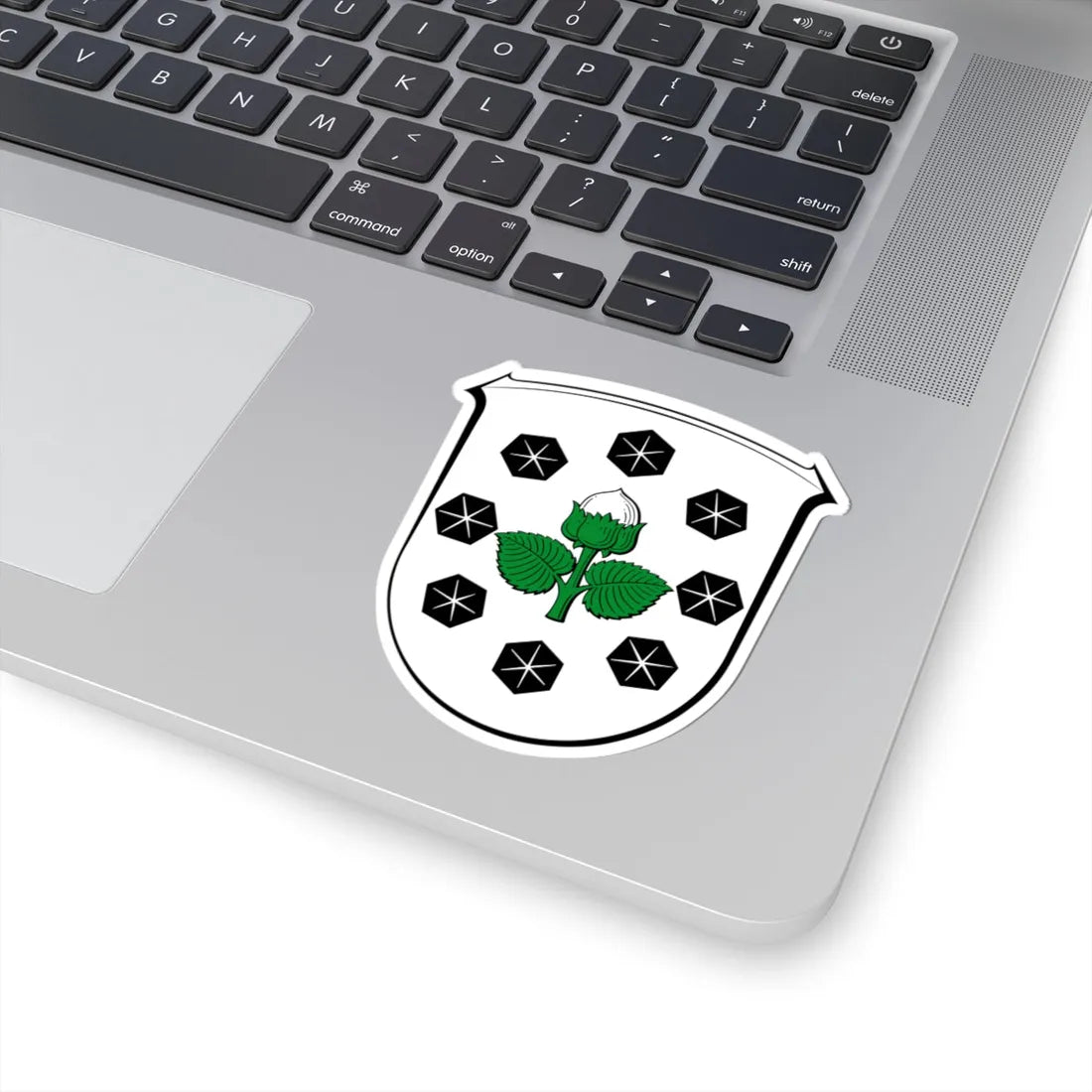 DEU Nuesttal COA (Germany) (Coat of Arms) STICKER Vinyl Kiss-Cut Decal - The Sticker Space