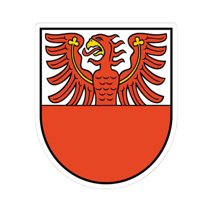 DEU Oberbarnim COA (Germany) (Coat of Arms) STICKER Vinyl Kiss-Cut Decal 4 Inch White - The Sticker Space