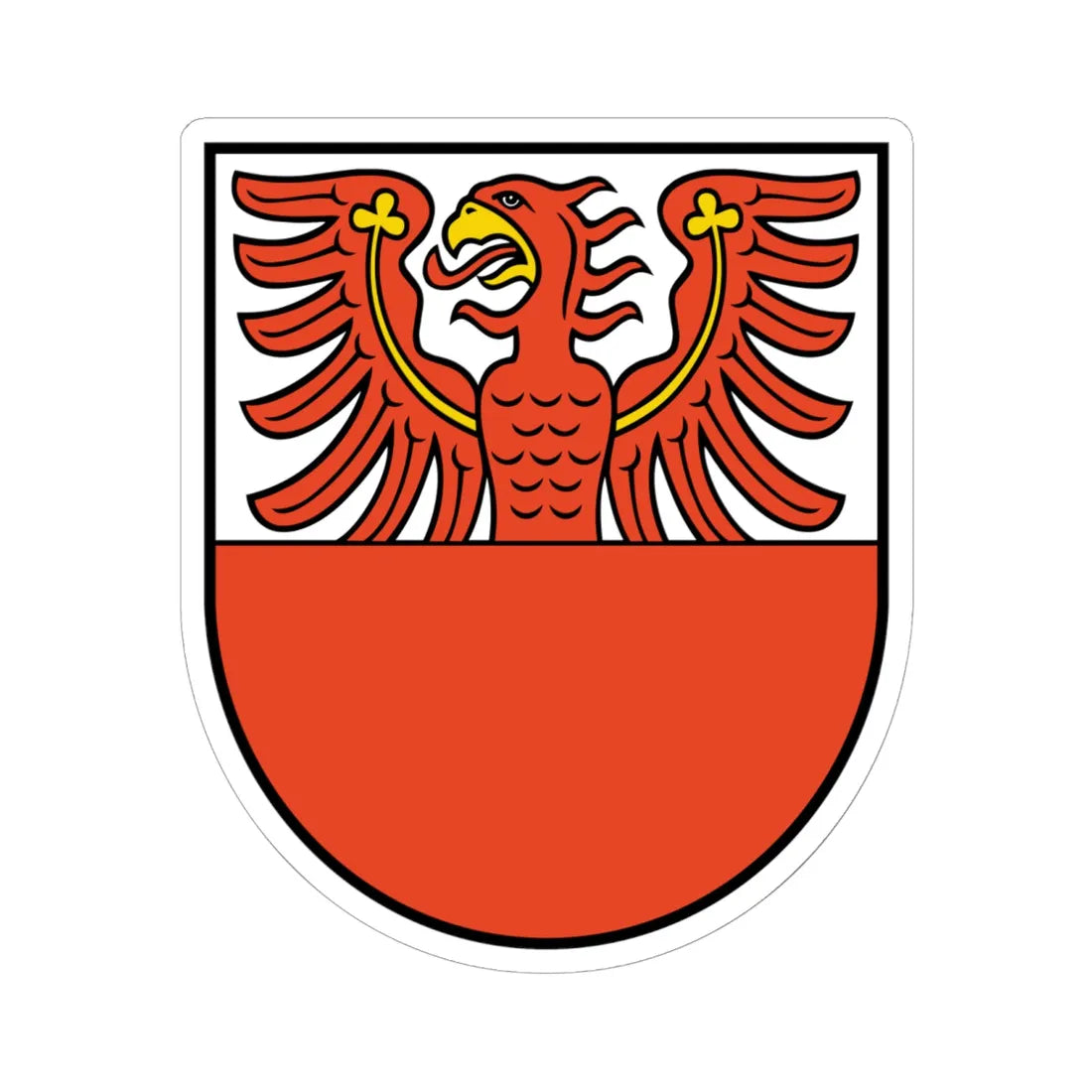 DEU Oberbarnim COA (Germany) (Coat of Arms) STICKER Vinyl Kiss-Cut Decal 6 Inch White - The Sticker Space