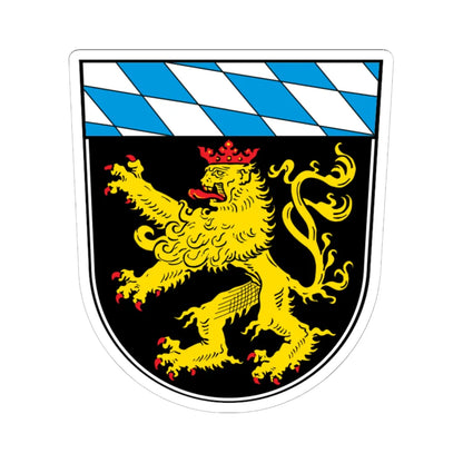 DEU Oberbayern COA (Germany) (Coat of Arms) STICKER Vinyl Kiss-Cut Decal 6 Inch White - The Sticker Space