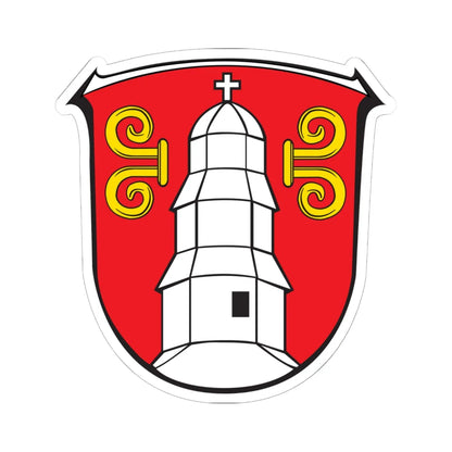 DEU Oberhörlen COA (Germany) (Coat of Arms) STICKER Vinyl Kiss-Cut Decal 6 Inch White - The Sticker Space